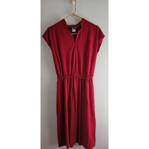 Vintage 1980s Strait Lane Dress Vtg Sz 16 Size 10/12 Pure Retro 80s Golden Girls